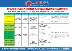 2021年國家公務員考試面試輔導課程