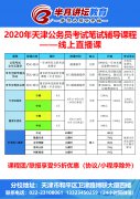 2020年天津市考筆試輔導課程——線上課