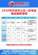 2020年天津市三支一扶考試筆試輔導課程